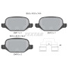 Pastiglie freno TEXTAR 2541101