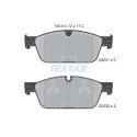 Pastiglie freno TEXTAR 2553103