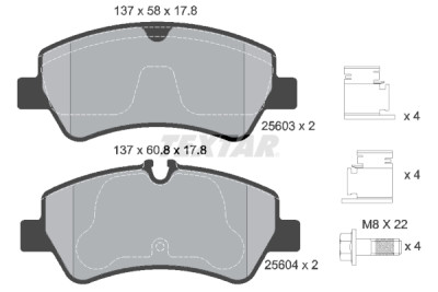 Pastiglie freno TEXTAR 25603 01
