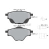 Pastiglie freno TEXTAR 2582701
