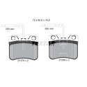  Kit freno, freno a disco BrakeBox, Pad and Disc Kit