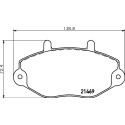  Kit freno, freno a disco BrakeBox, Pad and Disc Kit