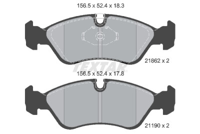  Kit freno, freno a disco BrakeBox, Pad and Disc Kit