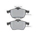 Kit freno, freno a disco BrakeBox, Kit pastiglie e dischi TEXTAR 89005000