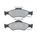 Kit freno, freno a disco BrakeBox, Kit pastiglie e dischi TEXTAR 89005700