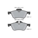  Kit freno, freno a disco BrakeBox, Pad and Disc Kit