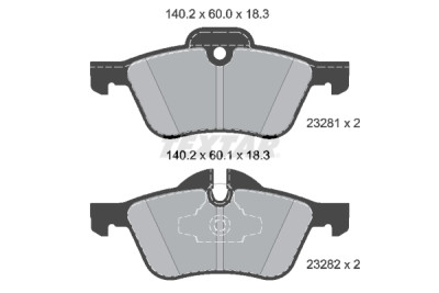  Kit freno, freno a disco BrakeBox, Pad and Disc Kit