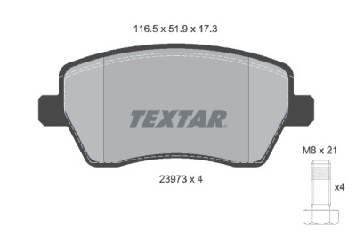 Kit freno, freno a disco BrakeBox, Kit pastiglie e dischi TEXTAR 89008500