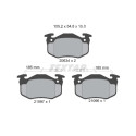  Kit freno, freno a disco BrakeBox, Pad and Disc Kit