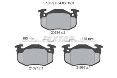  Kit freno, freno a disco BrakeBox, Pad and Disc Kit