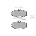  Kit freno, freno a disco BrakeBox, Pad and Disc Kit