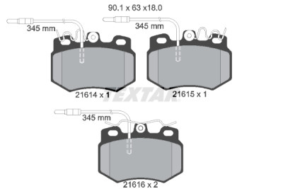  Kit freno, freno a disco BrakeBox, Pad and Disc Kit