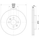  Kit freno, freno a disco BrakeBox, Pad and Disc Kit