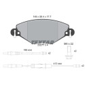 Kit freno, freno a disco BrakeBox, Kit pastiglie e dischi TEXTAR 89014600