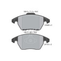 Kit freno, freno a disco BrakeBox, Kit pastiglie e dischi TEXTAR 89016100