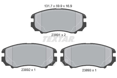  Kit freno, freno a disco BrakeBox, Pad and Disc Kit