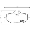  Kit freno, freno a disco BrakeBox, Pad and Disc Kit