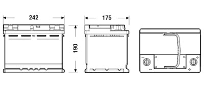 Batteria TUDOR Start-Stop EFB TL600