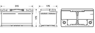 Batteria TUDOR Start-Stop EFB TL752