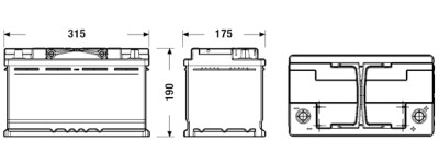 Batteria TUDOR Start-Stop EFB TL800