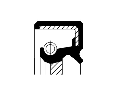 Anello di tenuta, albero motore CORTECO 19016529B