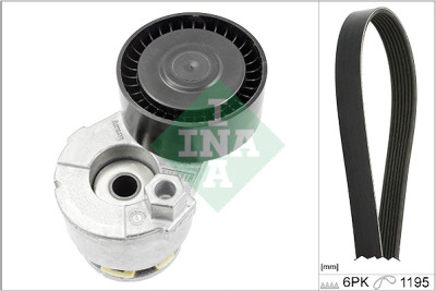 INA 529 0117 10 Set cinghie trapezoidali scanalate