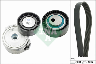 INA 529 0166 10 Set cinghie trapezoidali scanalate