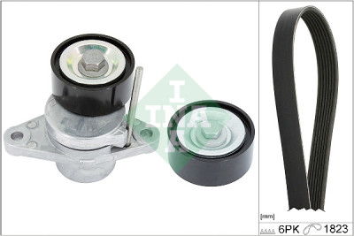 INA 529 0366 10 Set cinghie trapezoidali scanalate