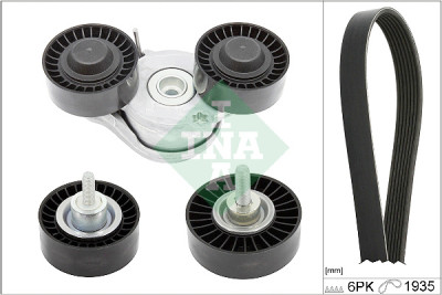 INA 529 0426 10 Set cinghie trapezoidali scanalate