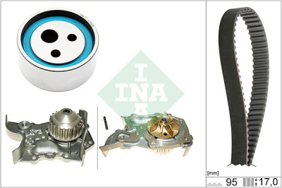 Pompa acqua + Kit cinghie dentate