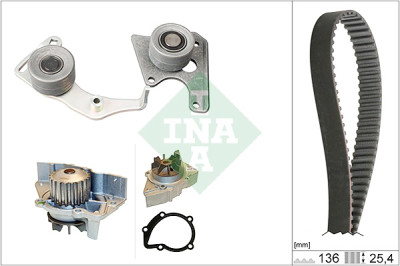 Pompa acqua + Kit cinghie dentate