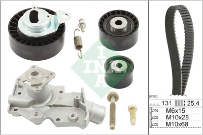 Pompa acqua + Kit cinghie dentate
