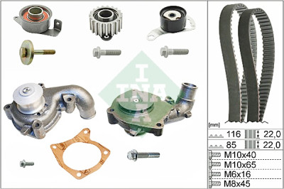 Kit pompa acqua + cinghia distribuzione