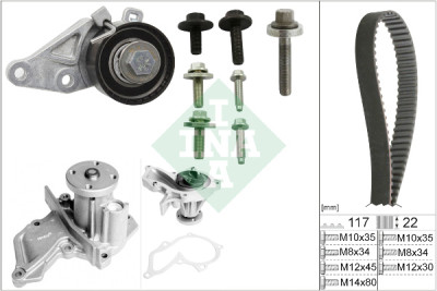 Kit pompa acqua + cinghia distribuzione