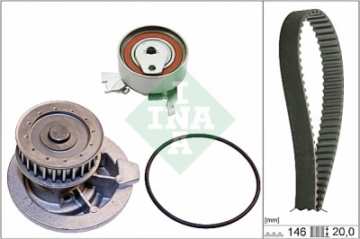 Kit pompa acqua + cinghia distribuzione