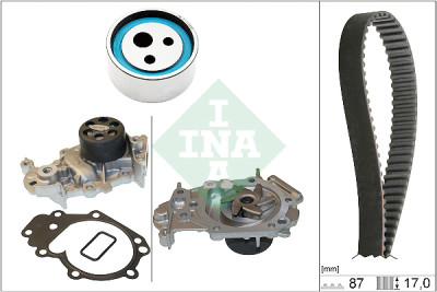 Pompa acqua + Kit cinghie dentate