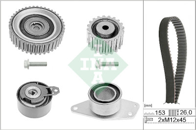 Kit cinghie dentate