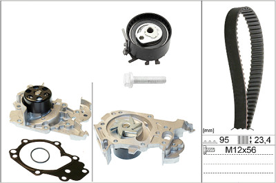 Kit pompa acqua + cinghia distribuzione