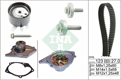 Kit pompa acqua + cinghia distribuzione