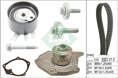 Kit pompa acqua + cinghia distribuzione