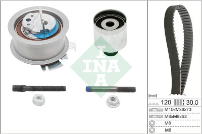 Kit cinghie dentate INA 530 0201 10