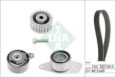 Kit cinghie dentate INA 530 0357 10