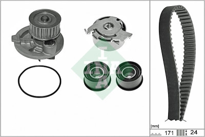 Kit pompa acqua + cinghia distribuzione