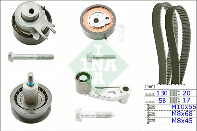 Kit cinghie dentate INA 530 0360 10