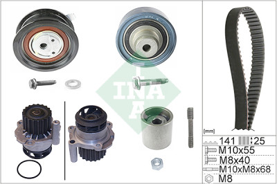 Pompa acqua + Kit cinghie dentate