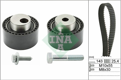 Kit cinghie dentate INA 530 0368 10