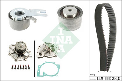 Pompa acqua + Kit cinghie dentate