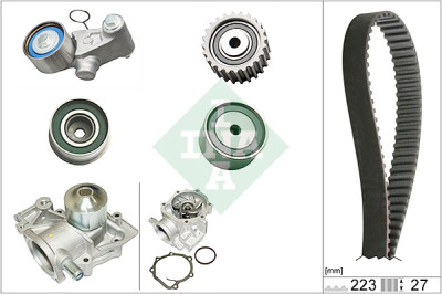 Pompa acqua + Kit cinghie dentate