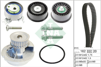 Kit pompa acqua + cinghia distribuzione