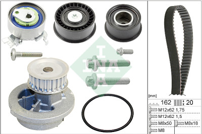 Kit pompa acqua + cinghia distribuzione